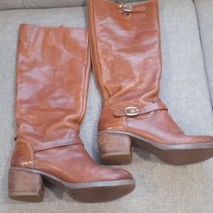Lucky Brand long  leather boots size 7.5